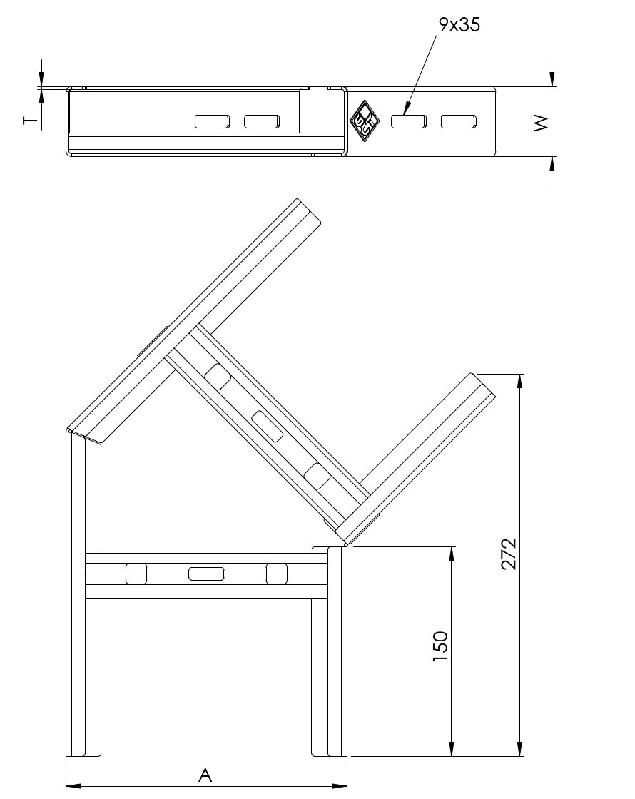 Bogen  ZDRK45° - Foto 1