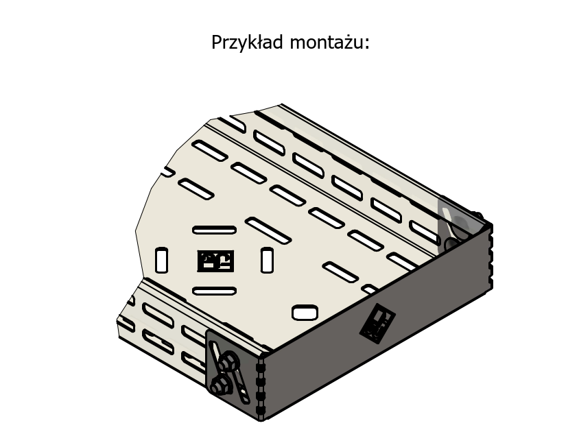 Zakończenie koryta kablowego ZAK - Zdjęcie 2