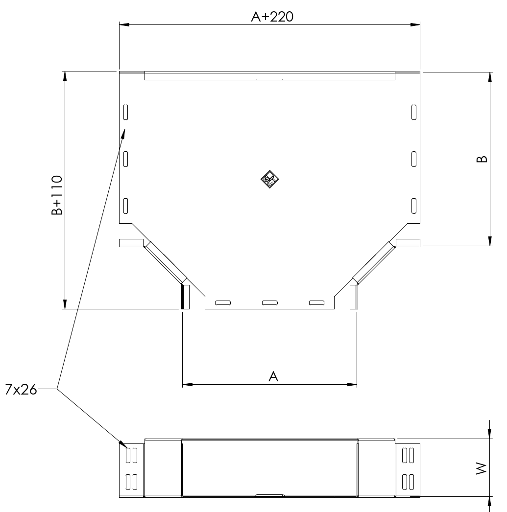 Trójnik system ciężki 3KSC - Zdjęcie 1