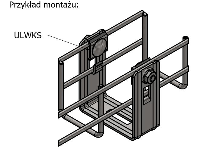 Uchwyt mocujące do podłoża UMPKS60 - Zdjęcie 2
